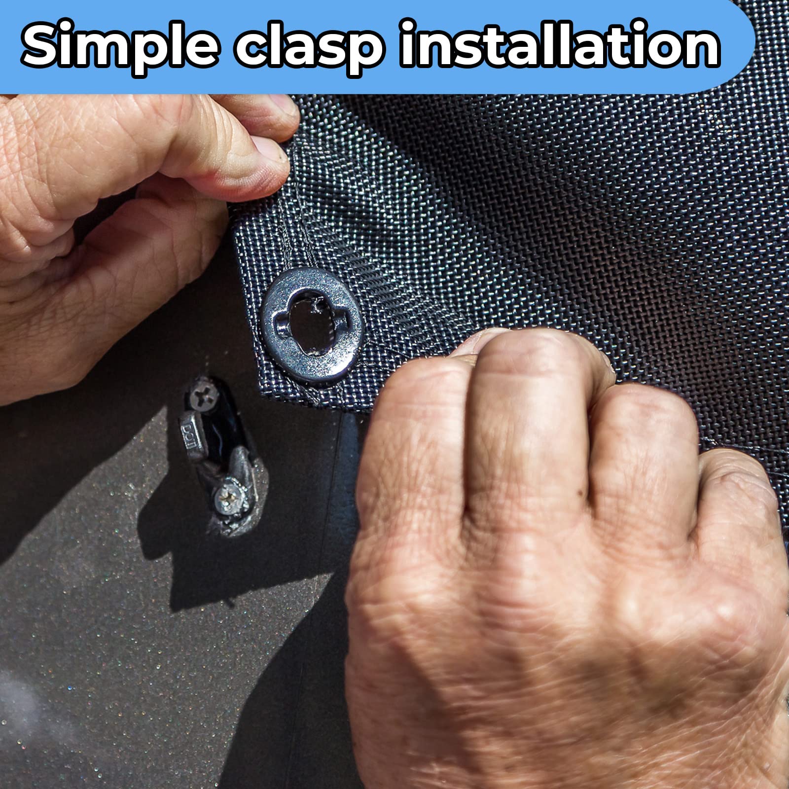 ShadePro RV Windshield Sunshade - Universal Front Window Cover for Class A Motorhomes & Holiday Rambler RVs | Blocks UV Rays & Heat | Includes Driver & Passenger Side Covers | Perfect for Summer Travel & Outdoor Camping