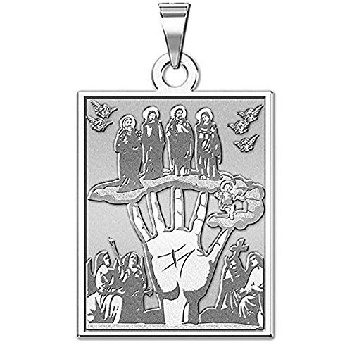 PicturesOnGold.com Mano Poderosa Religious Medal - 3/4