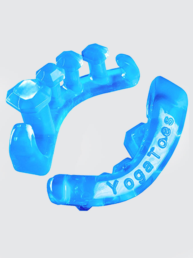 YogaToes Gems Toe Separators - Sapphire Blue | Professional Toe Stretcher for Yoga, Pedicures & Foot Pain Relief | Perfect for Home Spa, Post-Workout Recovery & Reflexology
