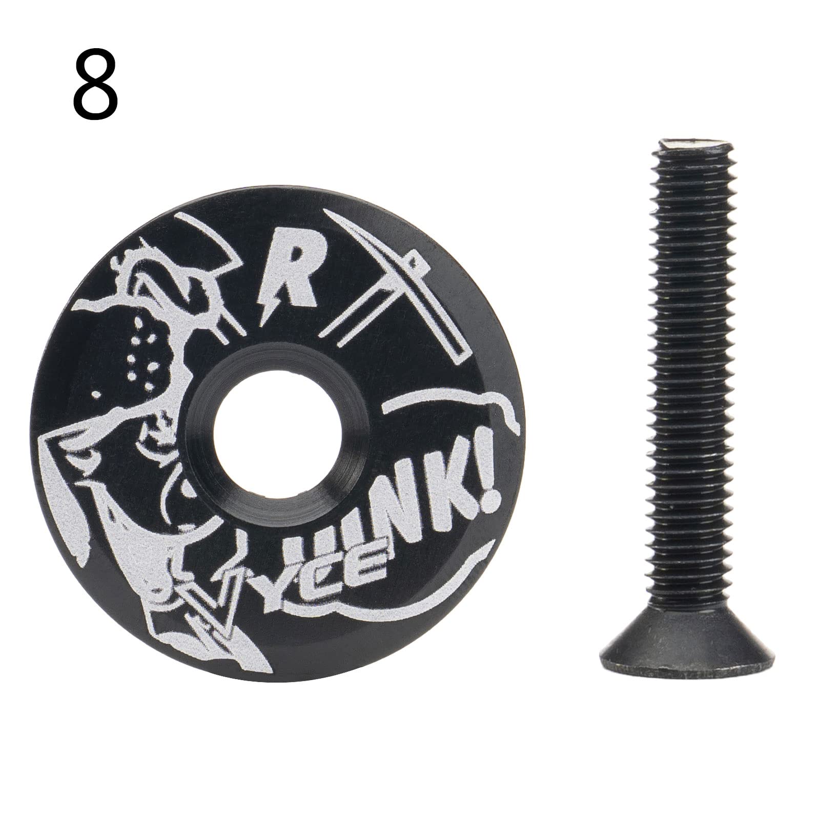 31.7mm Bike Headset Top Cap Cover - 1-1/8