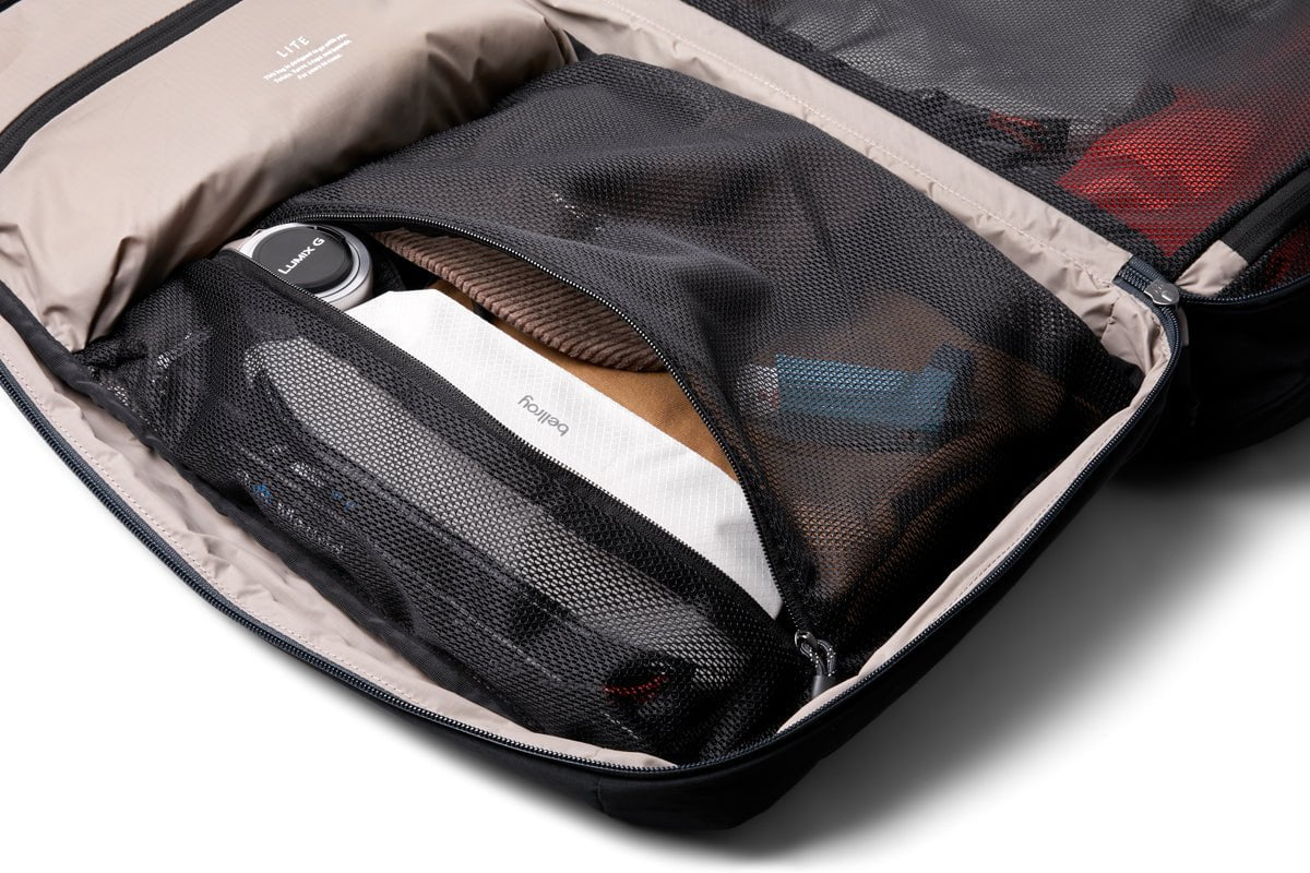 Bellroy Lite Travel Pack 38L - Lightweight Waterproof Backpack for Travel & Hiking | Perfect Carry-On Luggage for Airplanes, Weekend Trips & Outdoor Adventures