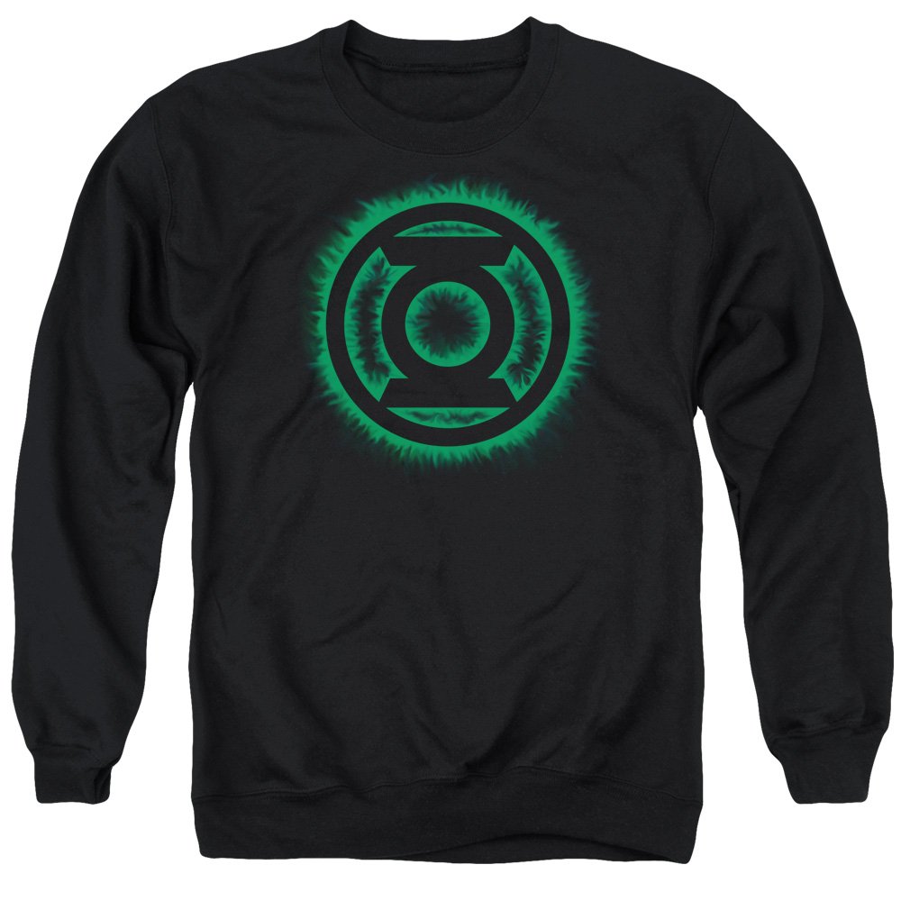 Green Lantern Green Flame Logo Unisex Crewneck Sweatshirt for Men & Women - Casual Wear, Cosplay & Superhero Fan Apparel