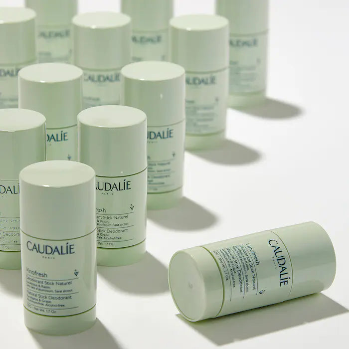 Vinafresh Natural Aluminum Free Deodorant by Caudalie - Fresh & Gentle Protection for Sensitive Skin - Perfect for Daily Use, Gym & Outdoor Activities