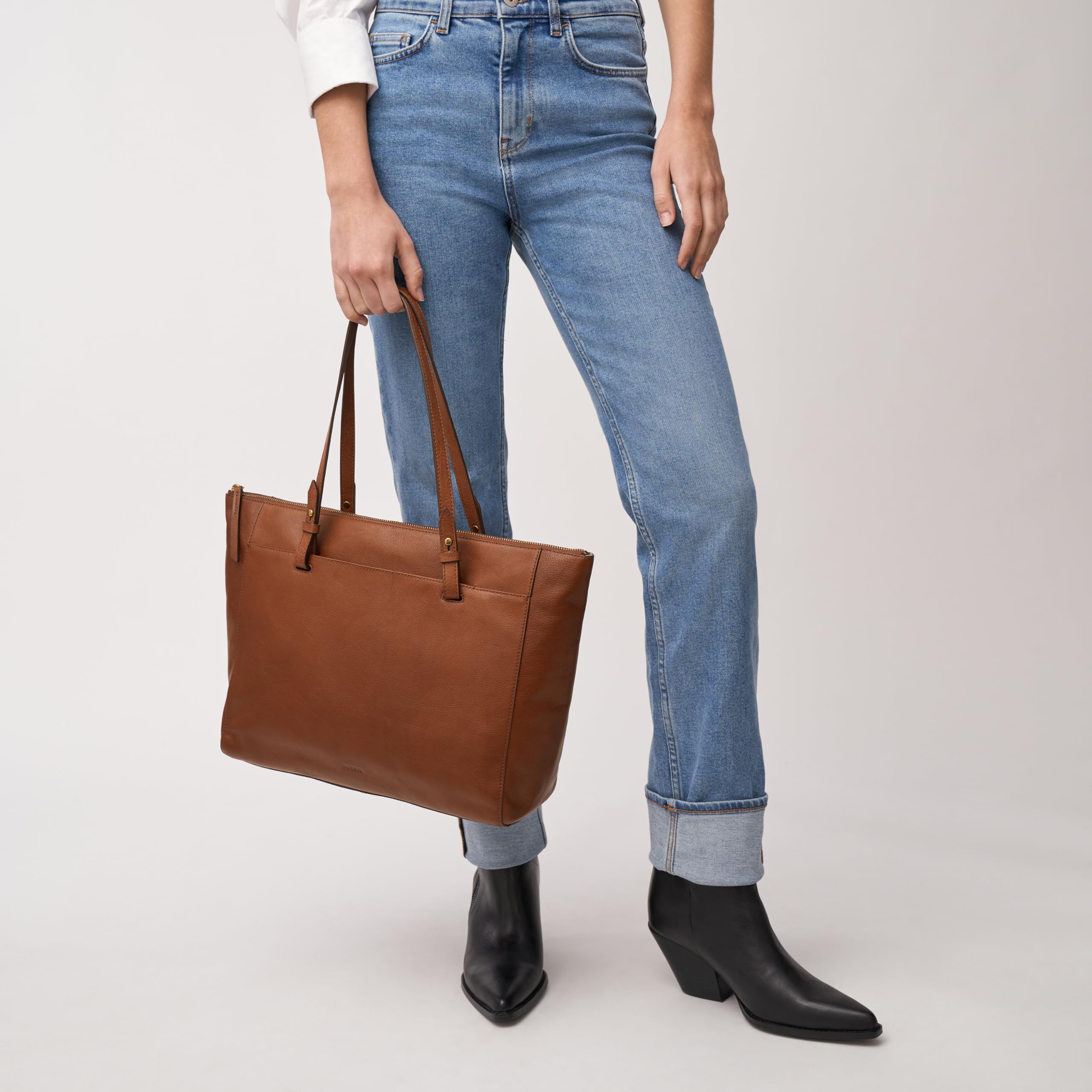 Fossil Women's Rachel Tote Purse Handbag - Stylish Leather Shoulder Bag for Work, Travel & Everyday Use