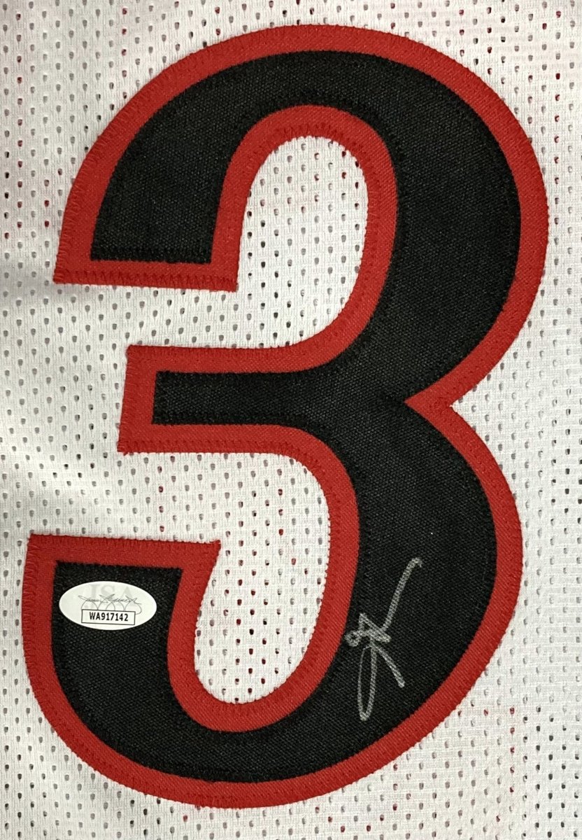 Authentic Allen Iverson Signed White NBA Basketball Jersey - JSA Certified - Perfect for Collectors, Fans & Sports Memorabilia Displays