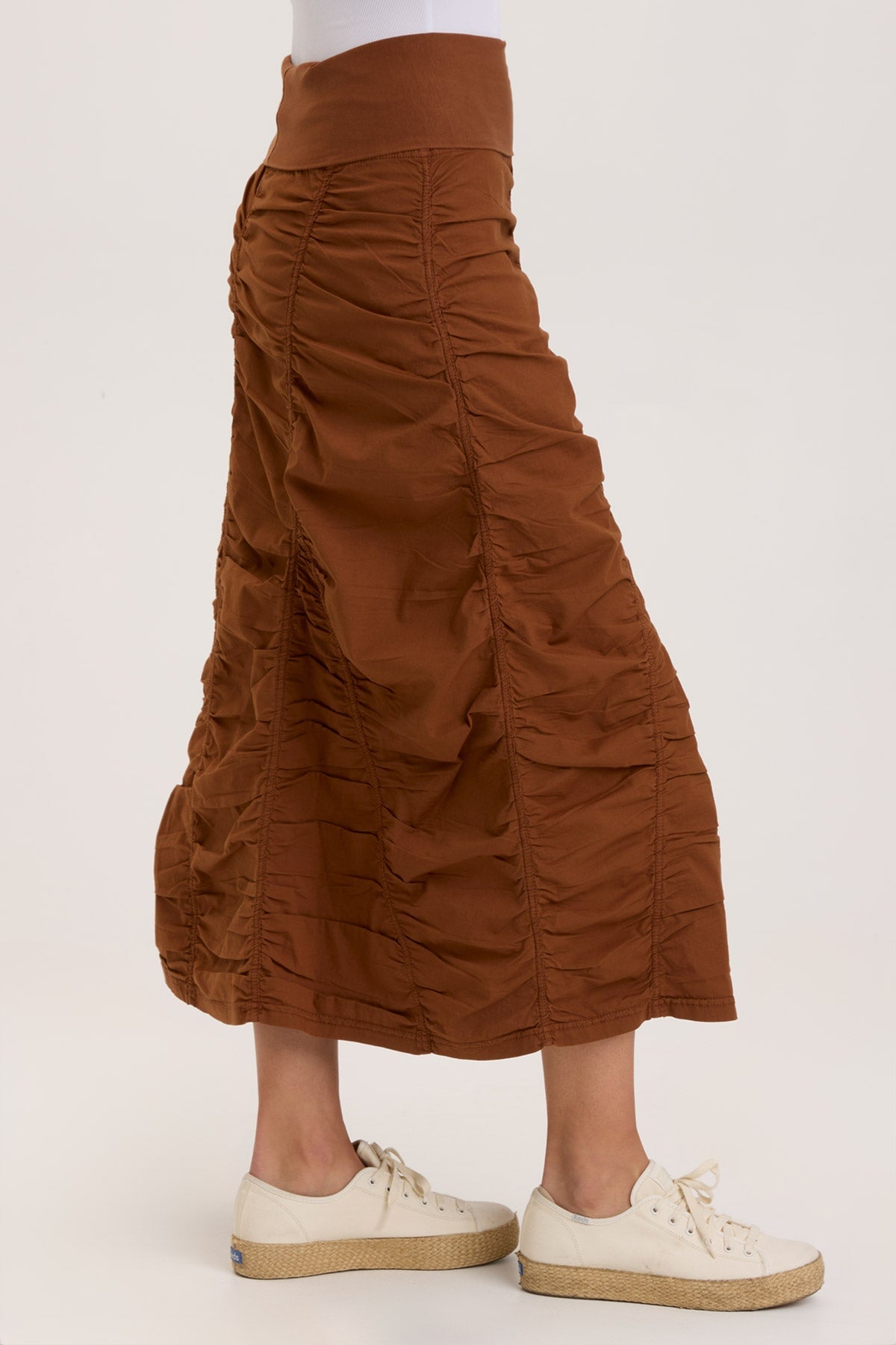 Stylish Gored Peasant Skirt for Women - Flowy Boho Maxi Skirt with Elastic Waist | Perfect for Summer, Festivals & Beach Vacations