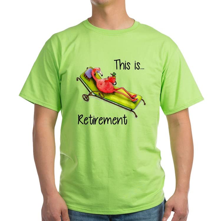 Retirement T-Shirt for Men & Women - 100% Cotton Comfortable White Tee - Perfect for Retirement Parties, Gifts & Celebrations