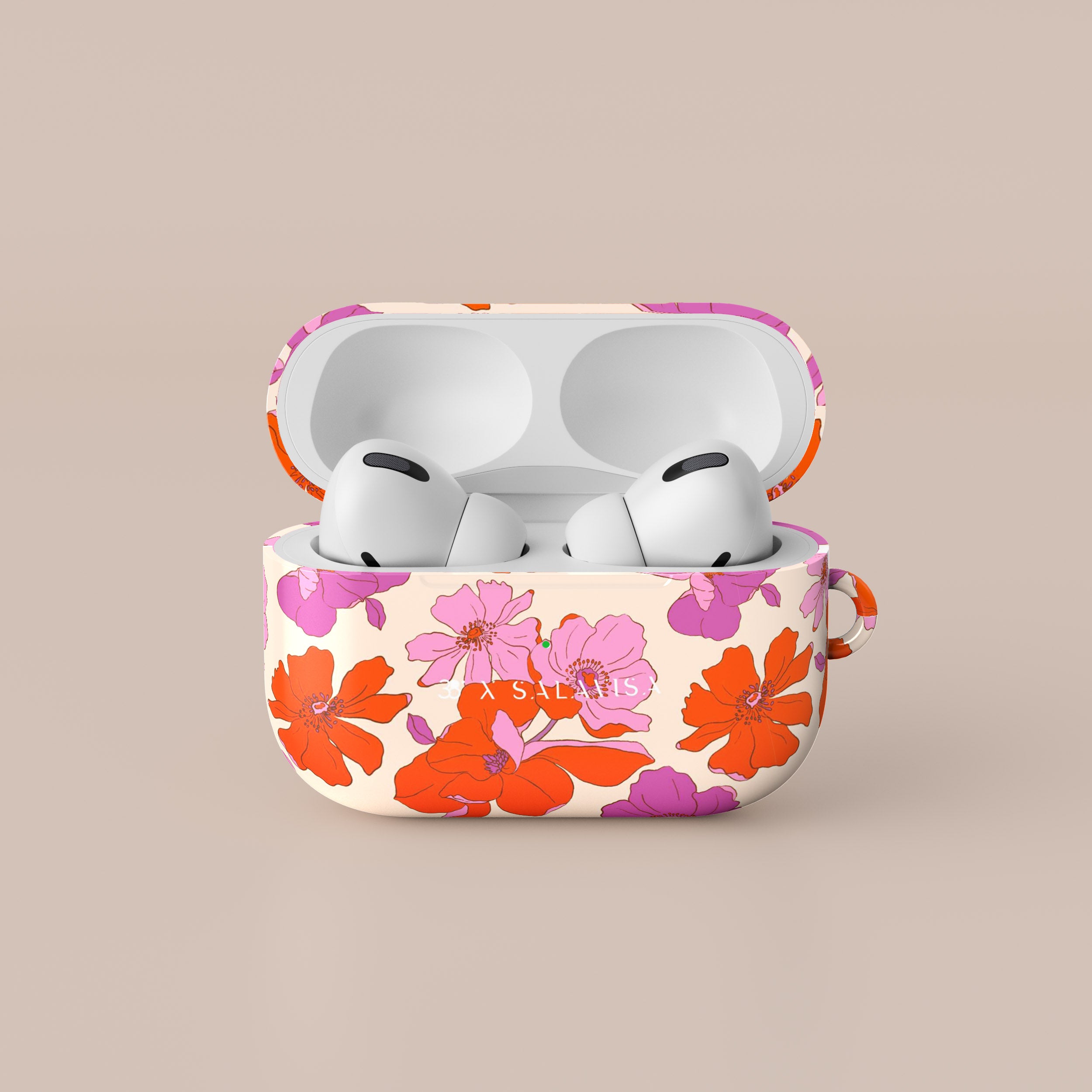 Premium Begonia Flower AirPods Pro Case - Cute Floral Design Protective Cover for Apple AirPods Pro (1st & 2nd Gen) - Perfect Gift for Women, Girls, Teens - Home, Office, Travel Accessory