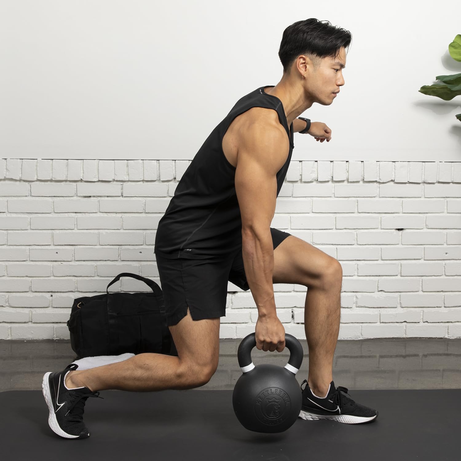 Kettlebell Kings Powder Coated Kettlebell Weights 5-90 LB - Premium Gym Equipment for Strength Training | Durable Coating for Enhanced Grip & Rust Resistance | Ideal for Home Workouts, CrossFit & Functional Fitness Training (Men & Women)