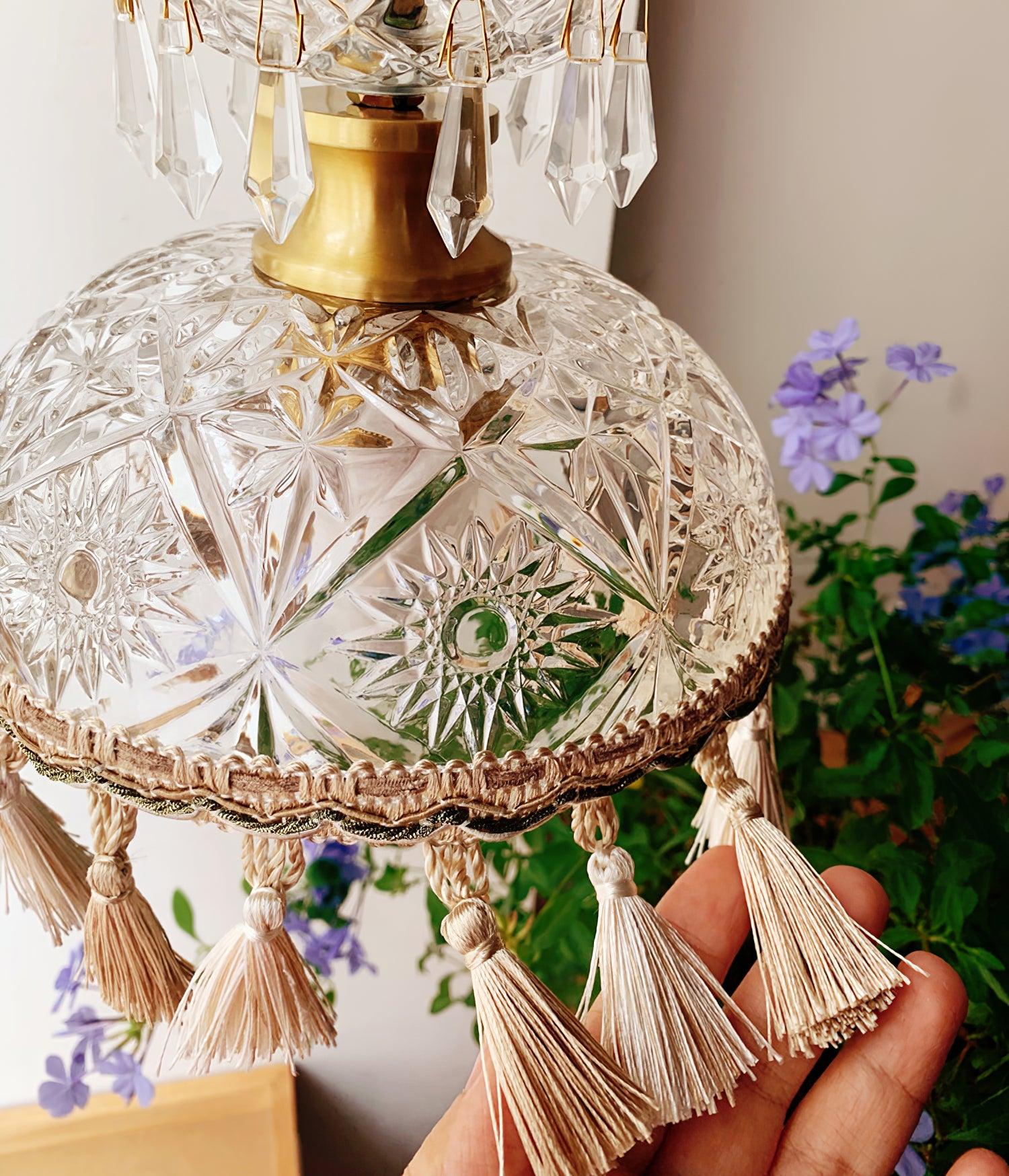 Modern Bowl Tassel Pendant Light - Elegant Ceiling Lighting Fixture for Dining Room, Kitchen Island & Bedroom Decor | Adjustable Hanging Chandelier with Stylish Tassel Design