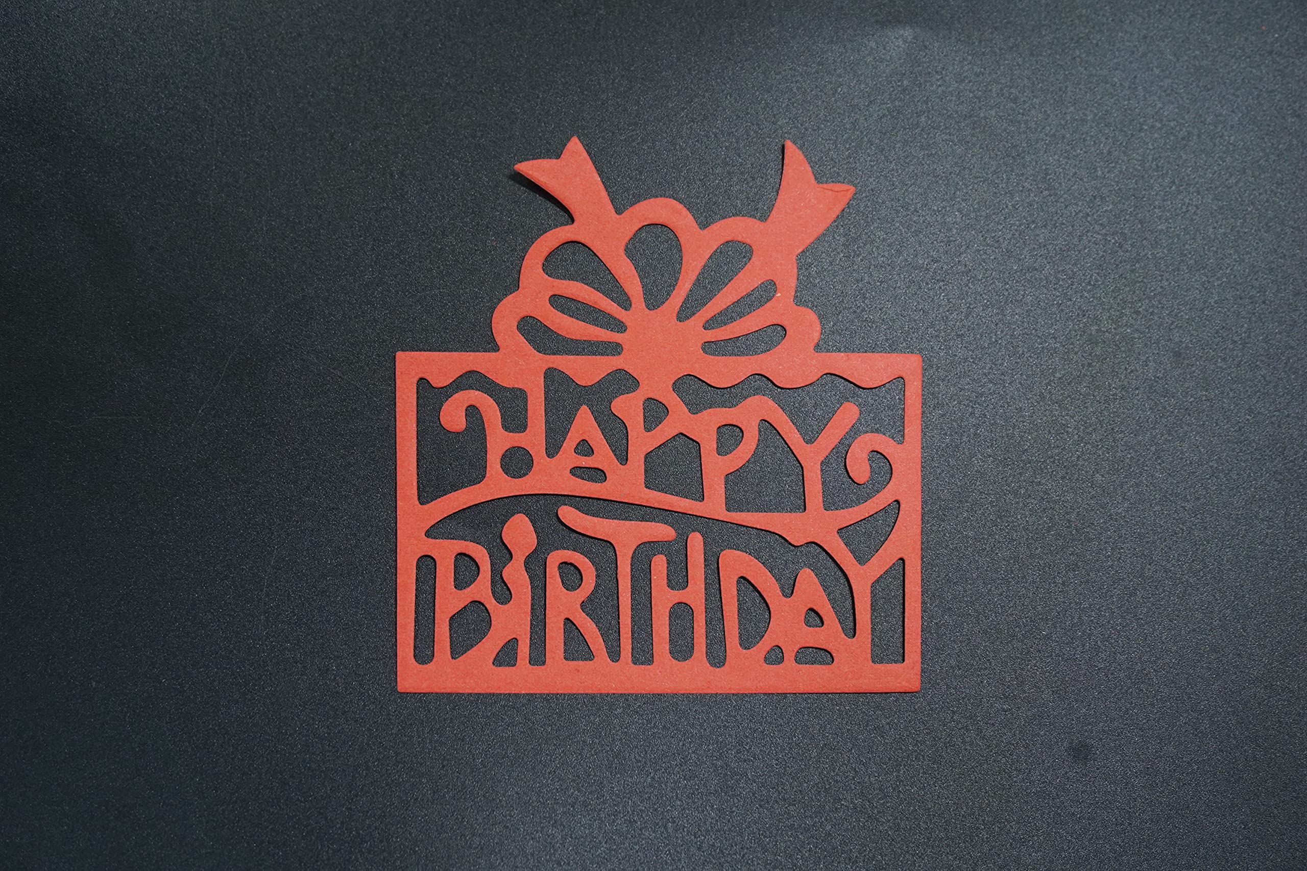 Metal Happy Birthday Cutting Dies for Card Making - DIY Scrapbooking Embossing Stencils & Gift Box Templates | Perfect for Greeting Cards, Album Decorations, and Handmade Paper Crafts