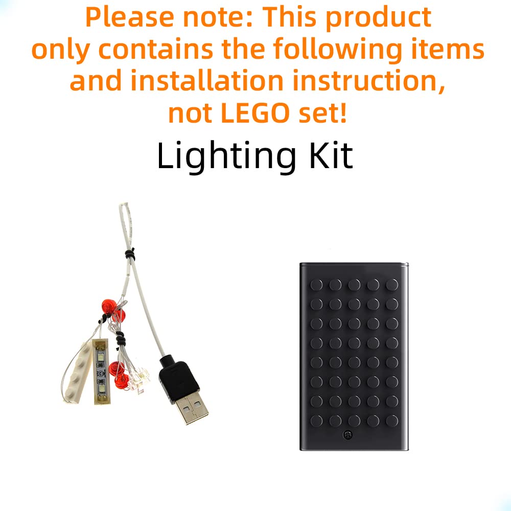 GEAMENT LED Lighting Kit for Lego Star Wars Stormtrooper Helmet 75276 - DIY Light Up Brick Model Accessory (Helmet Not Included) | Perfect for Display, Cosplay, and Star Wars Fan Collections