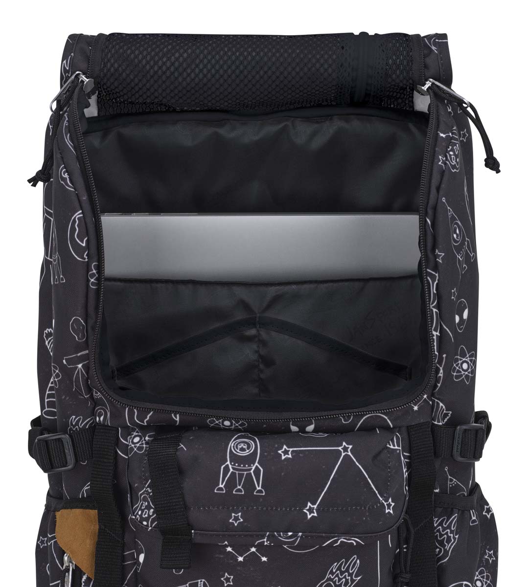 JanSport Hatchet Backpack - Lightweight Durable Laptop Backpack for School & Travel | Cosmic City Design | Perfect for College Students, Commuters & Outdoor Adventures