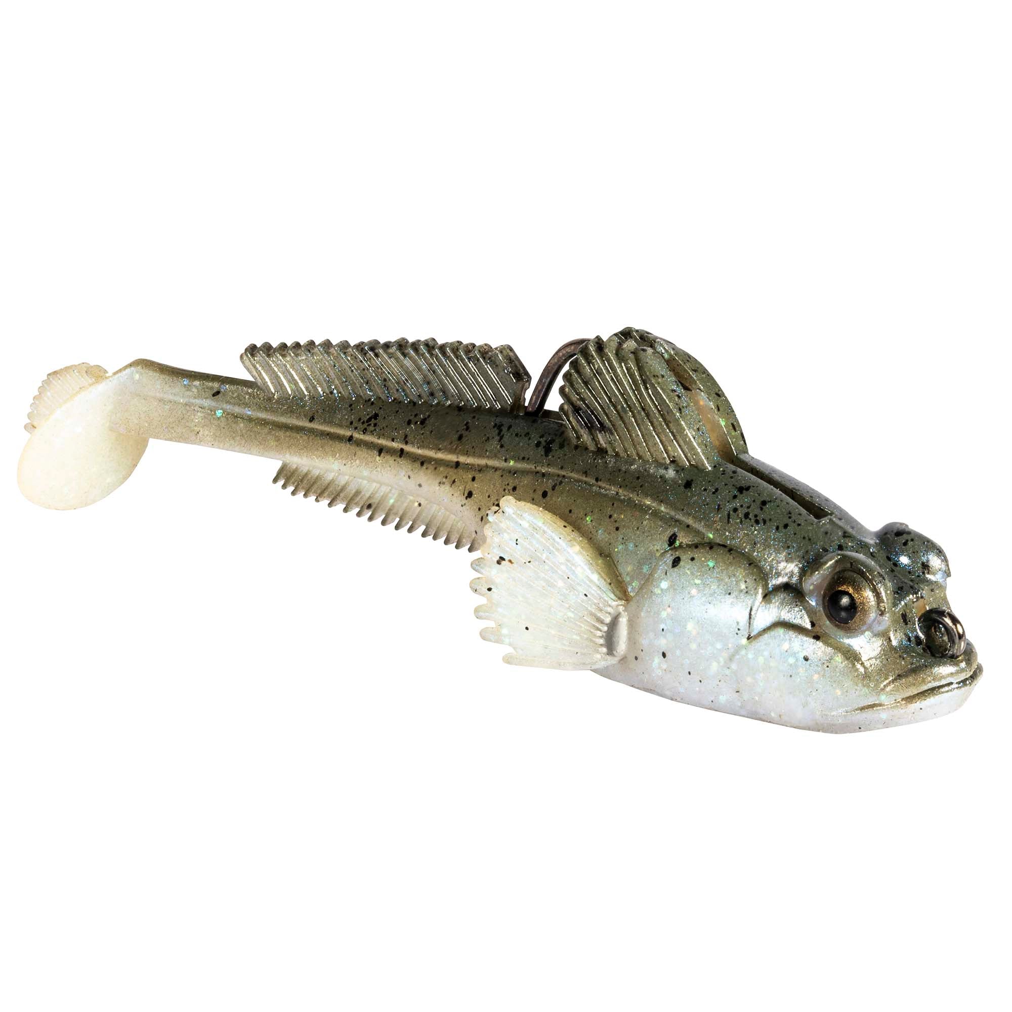 Z Man Gobius 3 Weighted Swimbait Lures - Premium Saltwater Fishing Bait for Bass, Trout & Walleye - Ideal for Freshwater & Saltwater Fishing, Kayak Fishing & Shore Casting