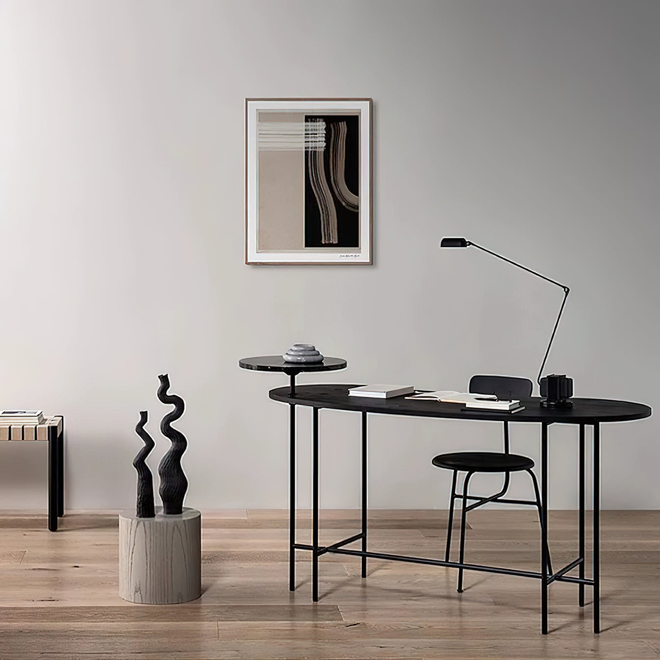 Dynamo Table Lamp - Modern LED Desk Light with Adjustable Brightness, Perfect for Home Office, Study, and Bedroom Reading