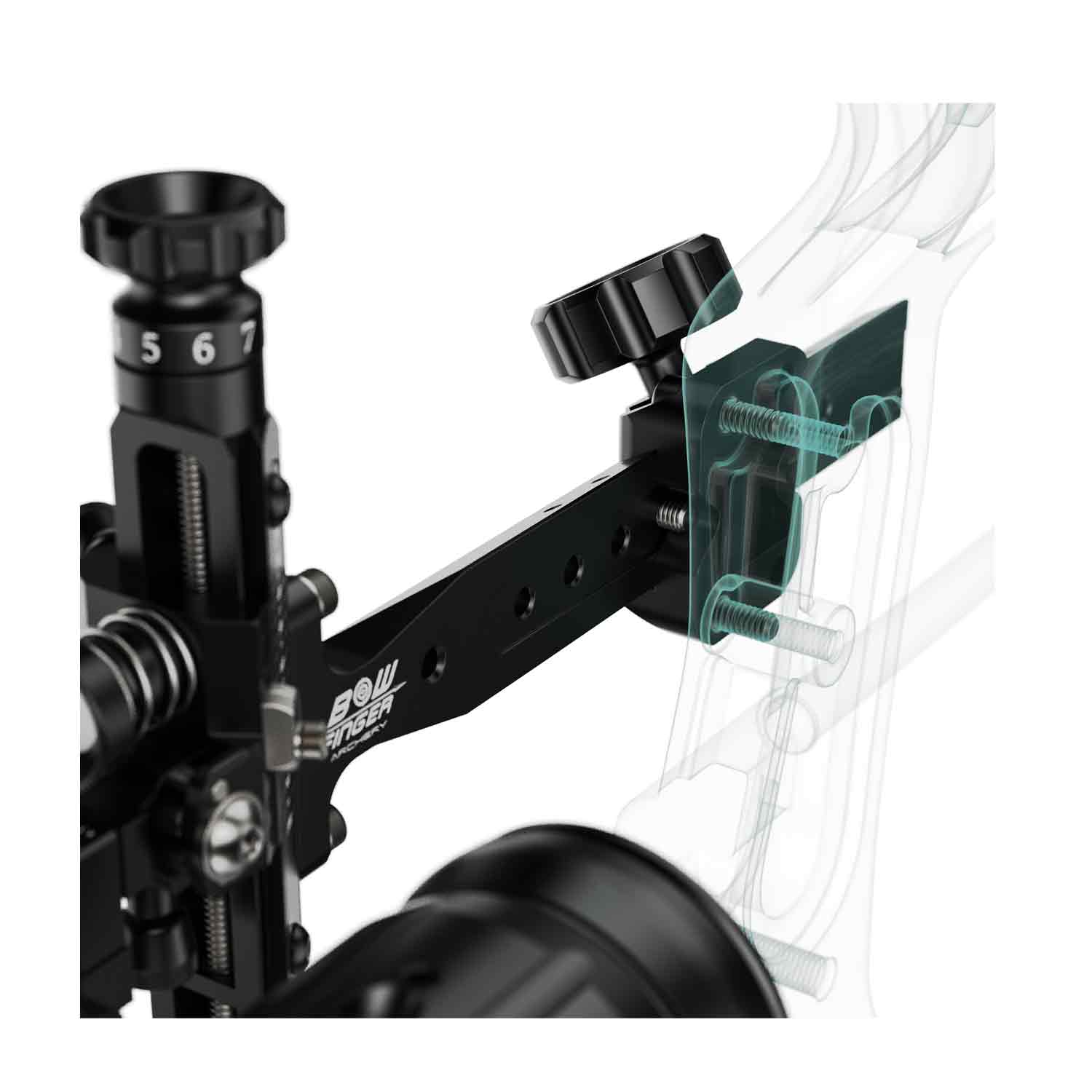 Bowfinger 1 Compound Target Sight - High Precision Archery Sight for Hunting & Target Practice | Perfect for Outdoor Adventures & Competitive Shooting
