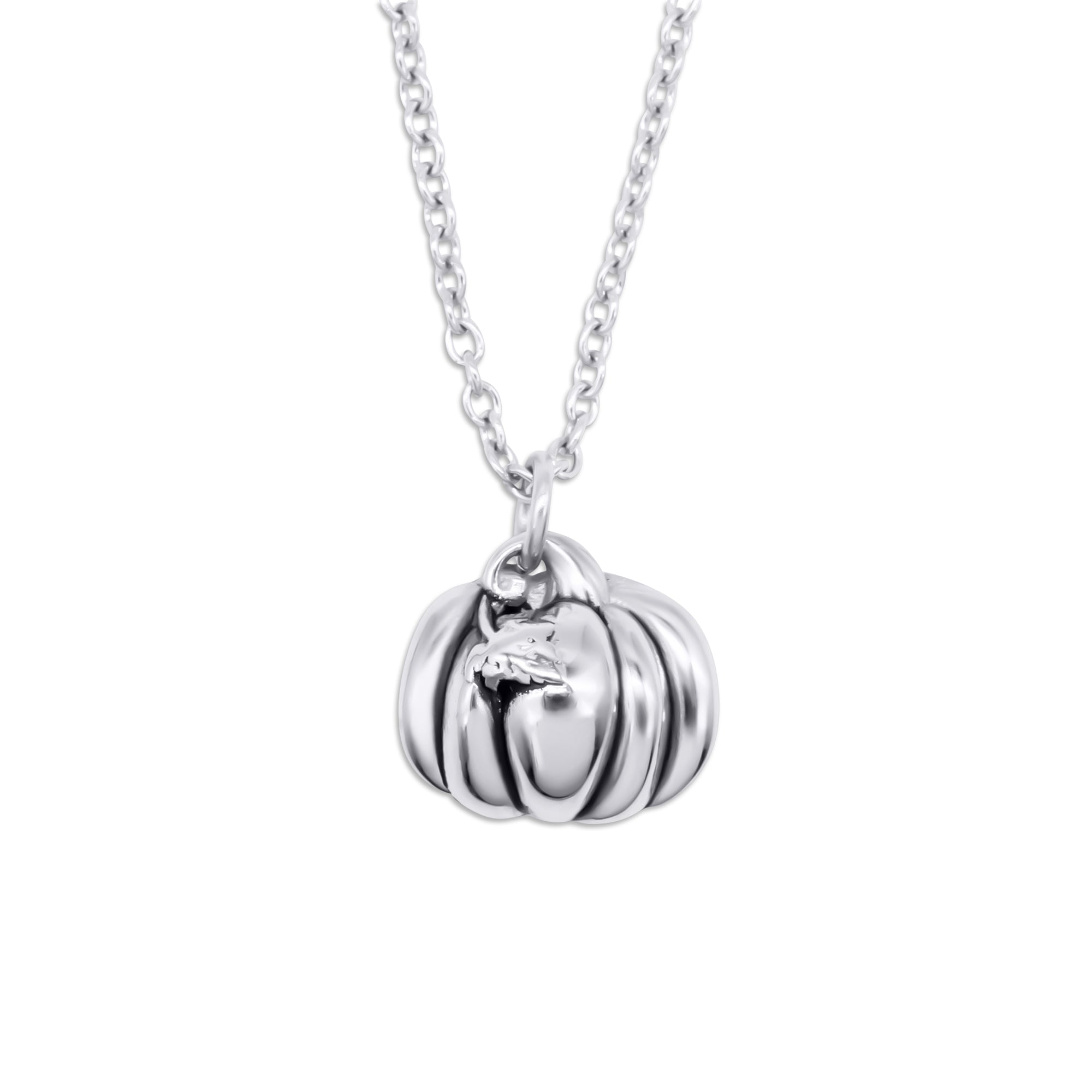 Pumpkin Necklace - Halloween Jewelry, Fall Fashion Pendant for Women - Perfect for Halloween Costumes, Thanksgiving Gifts & Autumn Outfits
