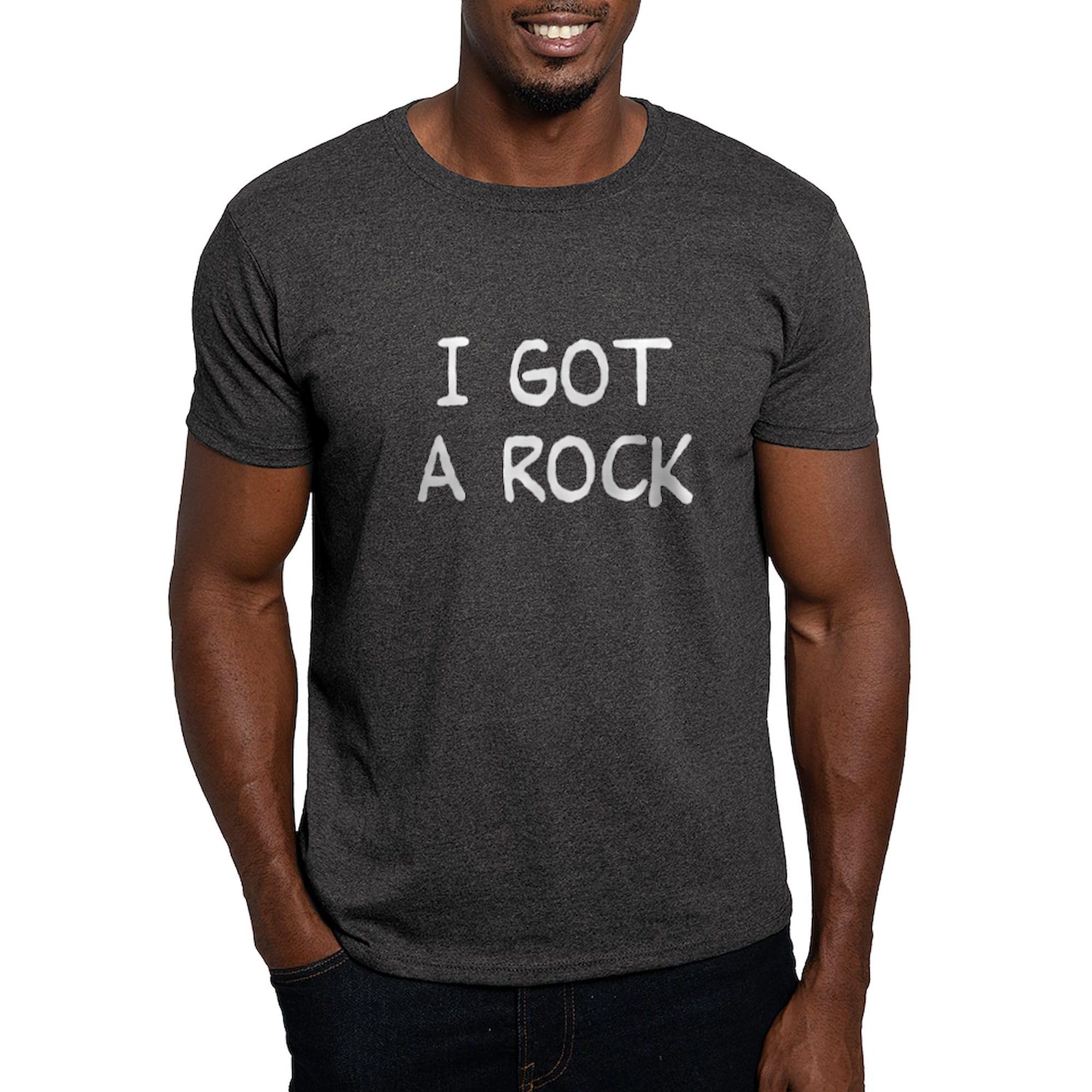 CafePress I Got A Rock Dark T-Shirt for Men - 100% Cotton Classic Graphic Tee | Perfect for Halloween, Comic Fans & Casual Wear