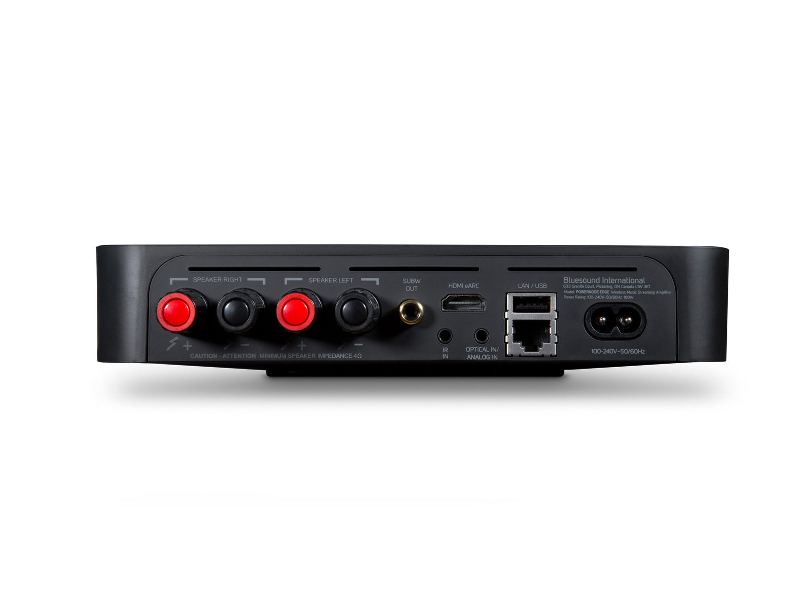 Bluesound POWERNODE EDGE Wireless Hi-Fi Streaming Amplifier - Premium Sound for Home Theater & Music Listening