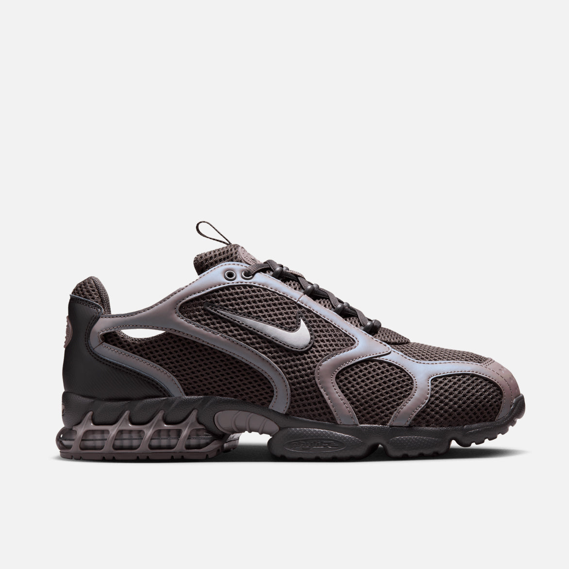Nike Air Zoom Spiridon Cage 2 Running Shoes - Medium Ash / Taupe Grey - Lightweight & Cushioned for Men's Training, Gym Workouts & Casual Wear