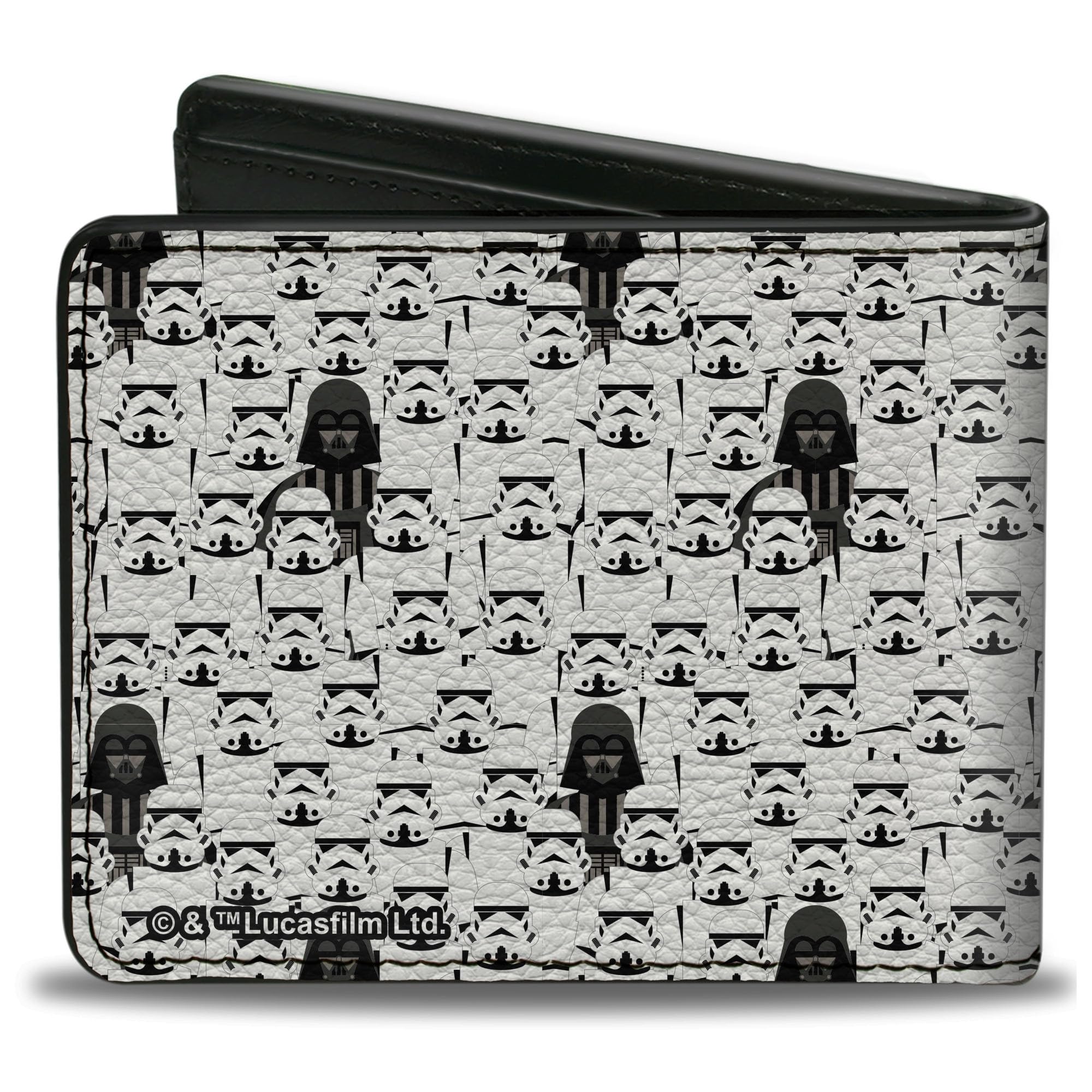 Star Wars Darth Vader & Stormtroopers Bifold PU Leather Wallet for Men - Perfect for Everyday Use, Gift Giving & Star Wars Fans Collection