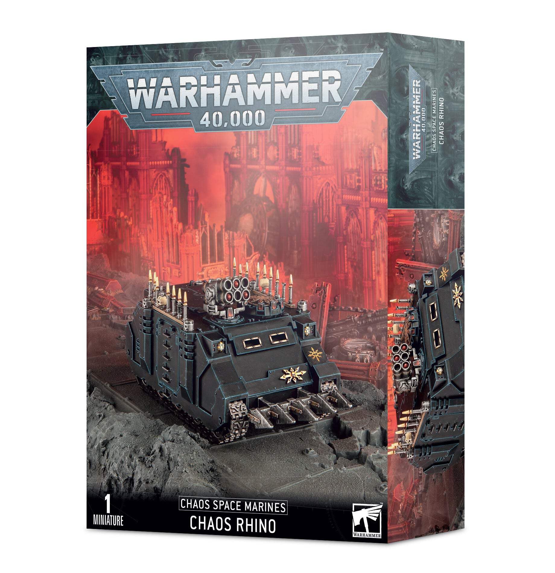 Warhammer 40K Chaos Rhino - Chaos Space Marines Vehicle for Tabletop Battles