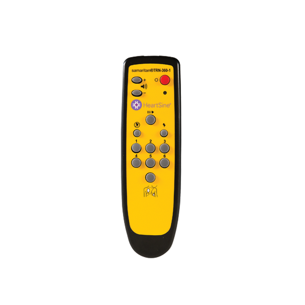 Heartsine 360P AED Trainer with Remote Control - CPR Training Device for Home, School & Workplace Safety