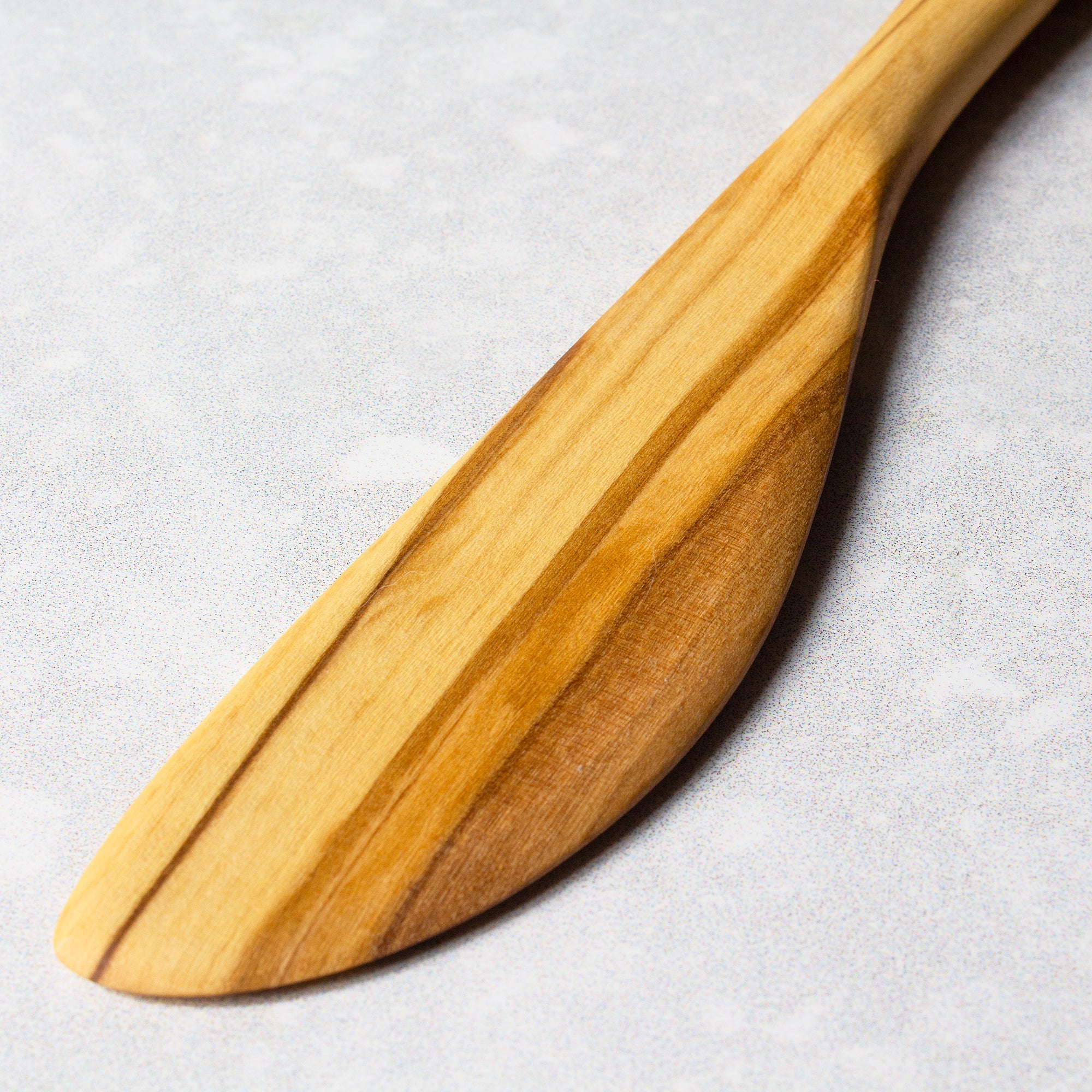Premium Olive Wood Spreader Knife - Rock & Branch® - Handcrafted for Butter, Cheese & Jam - Perfect for Charcuterie Boards & Gourmet Kitchen Gifts