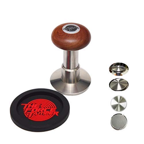 Automatic Impact Coffee Tamper with Adjustable Constant Pressure & Auto-Leveling - 58.35mm Mushroom Head for Espresso Machines | Perfect for Baristas & Home Brewing | Ideal for Coffee Shops, Cafes & Home Use
