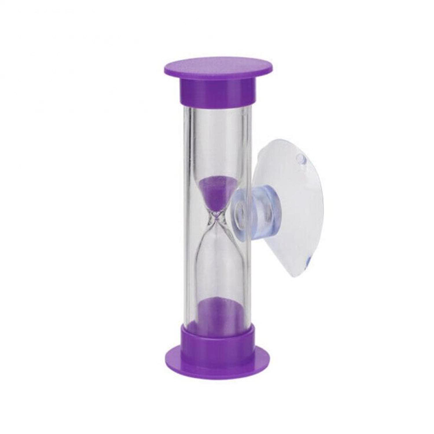 3 Minute Sand Timer for Kids Teeth Brushing - Desktop Hourglass with Suction Cup - Fun Visual Timer for Children's Dental Hygiene & Classroom Activities