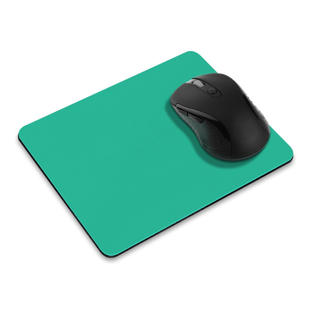 FINCIBO Non-Slip Rectangle Mouse Pad - Premium Solid Teal Gaming Mousepad for PC, Laptop & Office Desk - Perfect for Work, Gaming & Home Office Use