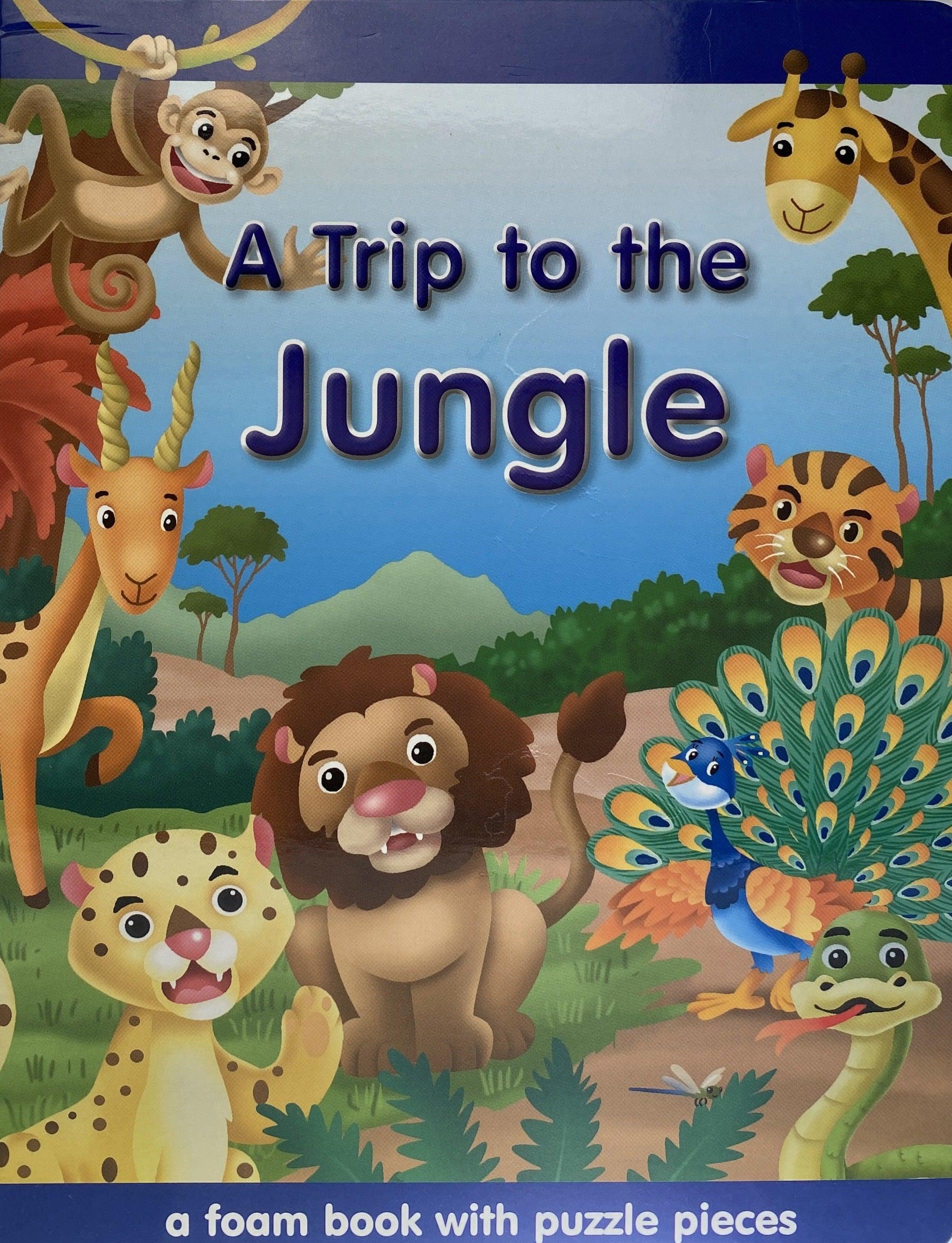Adventure in the Jungle - Interactive Foam Puzzle Book for Kids | Fun Learning & Playtime Activity | Perfect for Toddlers, Preschool & Travel