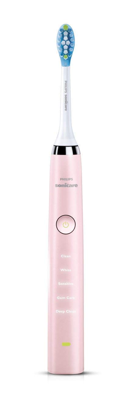 Philips Sonicare DiamondClean Classic Rechargeable Electric Toothbrush - Pink (HX9361/69) | Advanced Sonic Technology for Deep Cleaning | Perfect for Travel & Daily Oral Care
