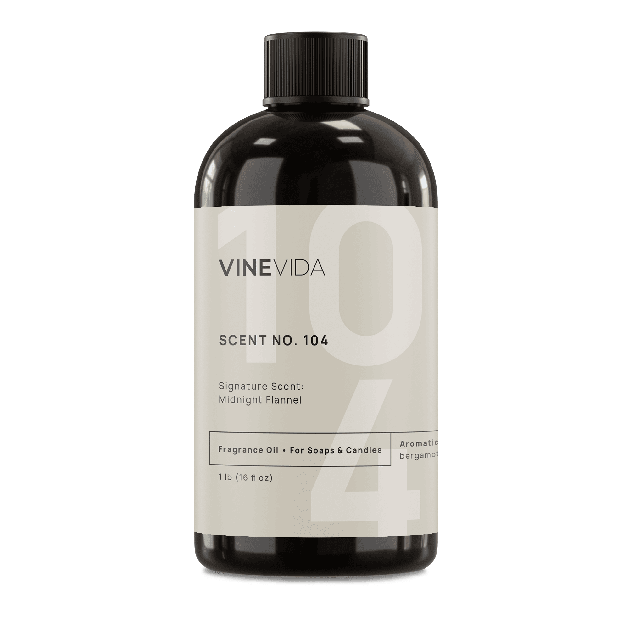 Premium No. 104 Midnight Flannel Fragrance Oil for Handmade Soaps, Candles & Diffusers - Warm Spicy Aroma for Cozy Evenings & Relaxation