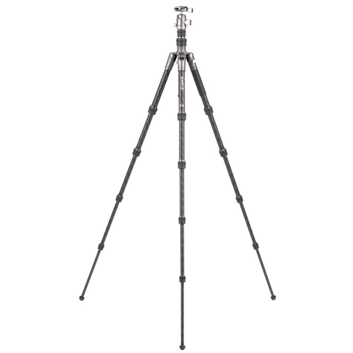 Benro Bat Carbon Fiber Travel Tripod & Monopod - 5-Section Lightweight, Compact with VX20 Ballhead for Photography & Videography - Perfect for Travel, Hiking & Outdoor Adventures