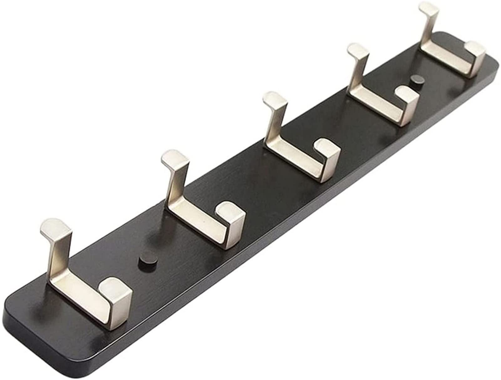 Stylish Wall-Mounted Coat Hooks for Entryway, Porch, Living Room & Bedroom - Space-Saving Clothes Hanger Rack with Decorative Black Finish - Perfect for Organizing Jackets, Hats, Bags & More