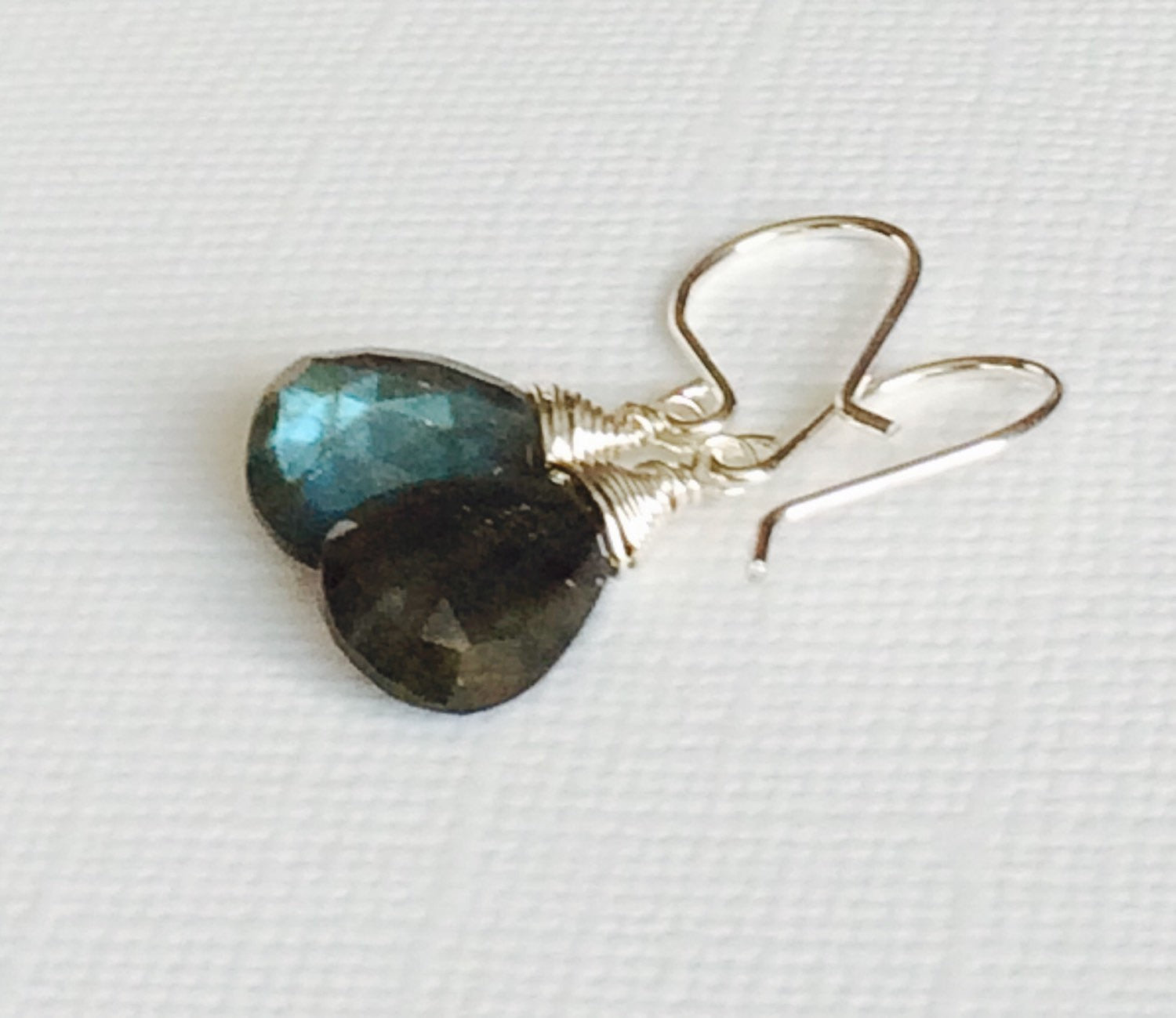 Labradorite Earrings for Women - Nalani Dangle Earrings (E198) | Elegant Boho Jewelry for Parties, Weddings & Everyday Wear
