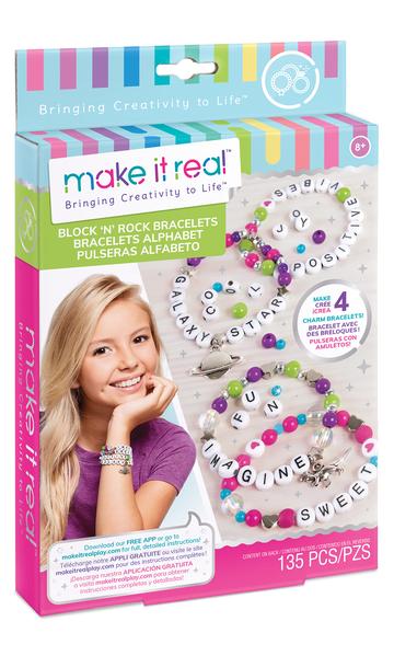 Block & Rock Charm Bracelets for Women - Trendy Beaded Adjustable Wristbands for Casual Wear, Gifts & Everyday Fashion Accessories