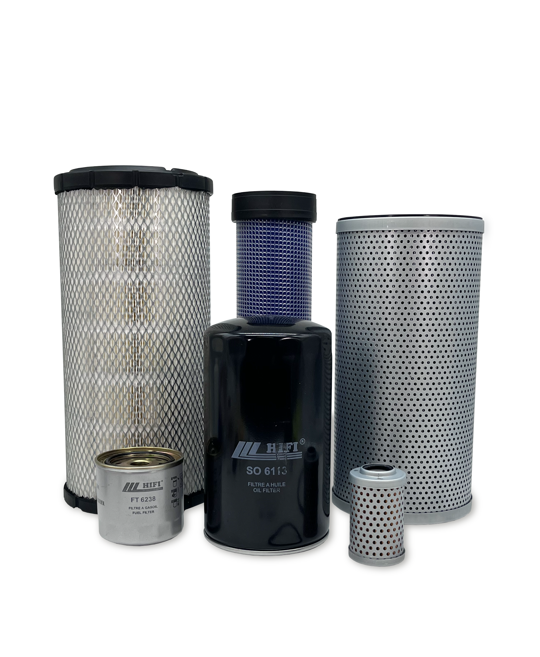 HERO® Maintenance Filter Kit for Takeuchi TB1140 Excavator - Air, Oil & Fuel Filters Replacement Parts - Perfect for Construction & Heavy Equipment Maintenance