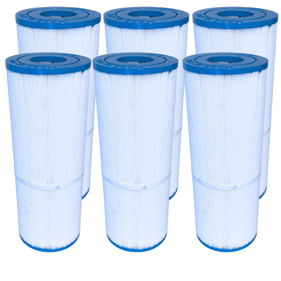 Atomic Pool Spa Filter Cartridge (6 Pack) - Replacement for Rainbow Dynamic Pleatco PRB25 IN, Unicel C 4326, Filbur FC 2375 | Compatible with Hot Tubs, Spas & Swimming Pools | High-Performance Water Filtration