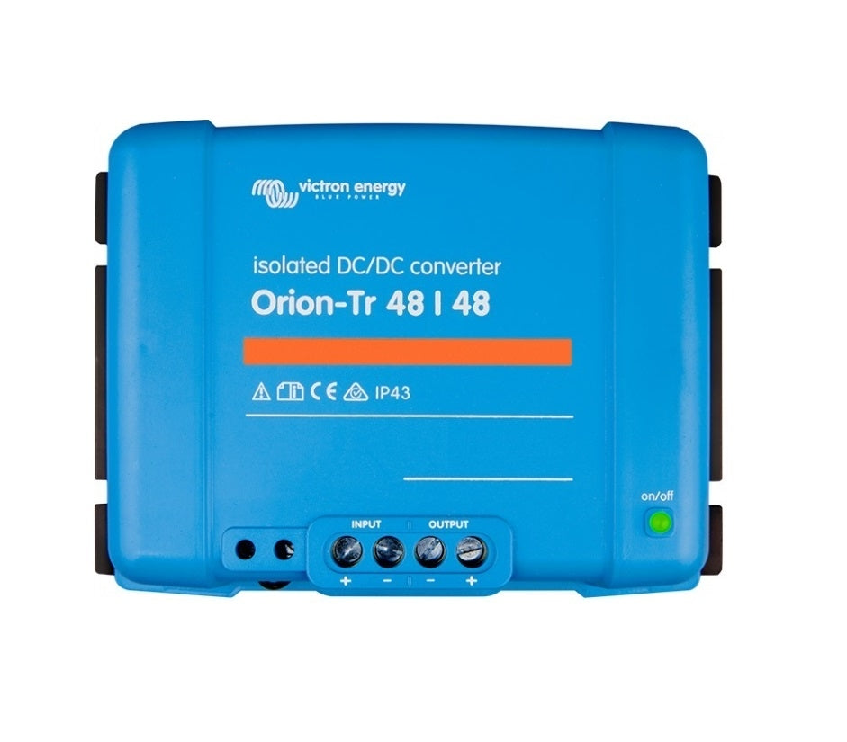 Victron Energy Orion Tr 48/48 6A (280W) Isolated DC-DC Converter - Power Supply for RVs, Boats & Off-Grid Solar Systems