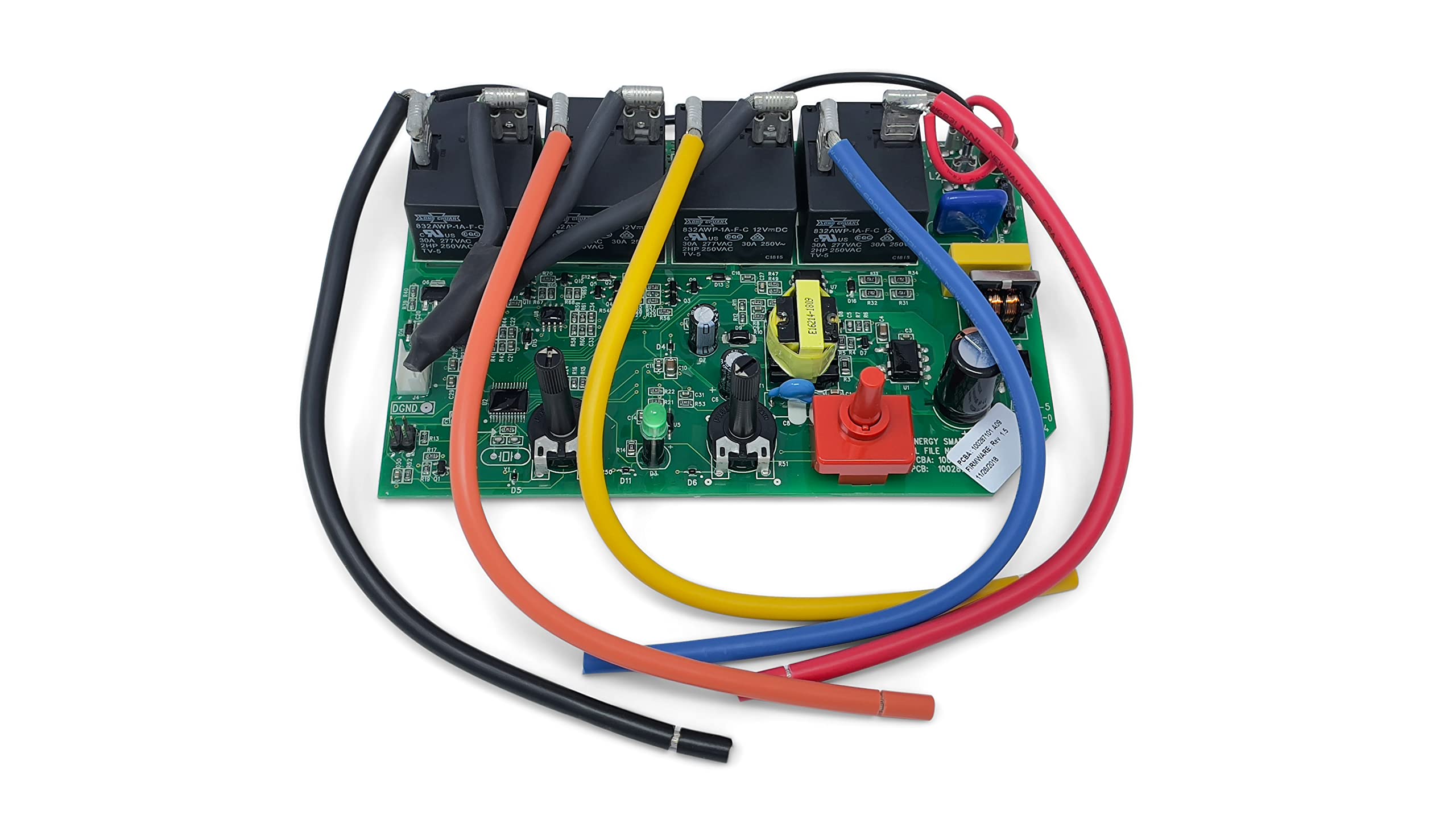 Genuine OEM American Water Heaters Electronic Control Board 100093769 with Control Panel Cover 100341931 - Replacement Parts for Water Heater Repair & Maintenance