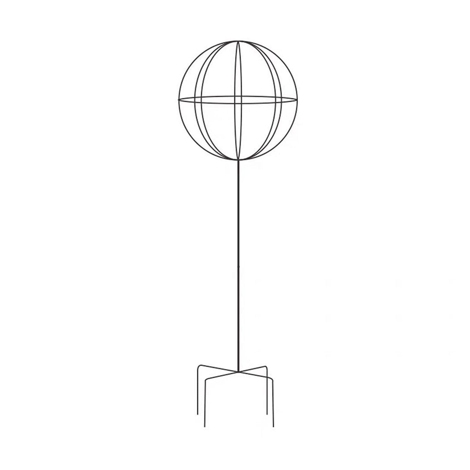 Spherical Garden Trellis for Climbing Plants - Sturdy Flower Vine Support Stand, Balcony & Outdoor Plant Climbing Frame, Easy Assembly | Perfect for Roses, Clematis & Hanging Vines in Gardens, Patios & Decks
