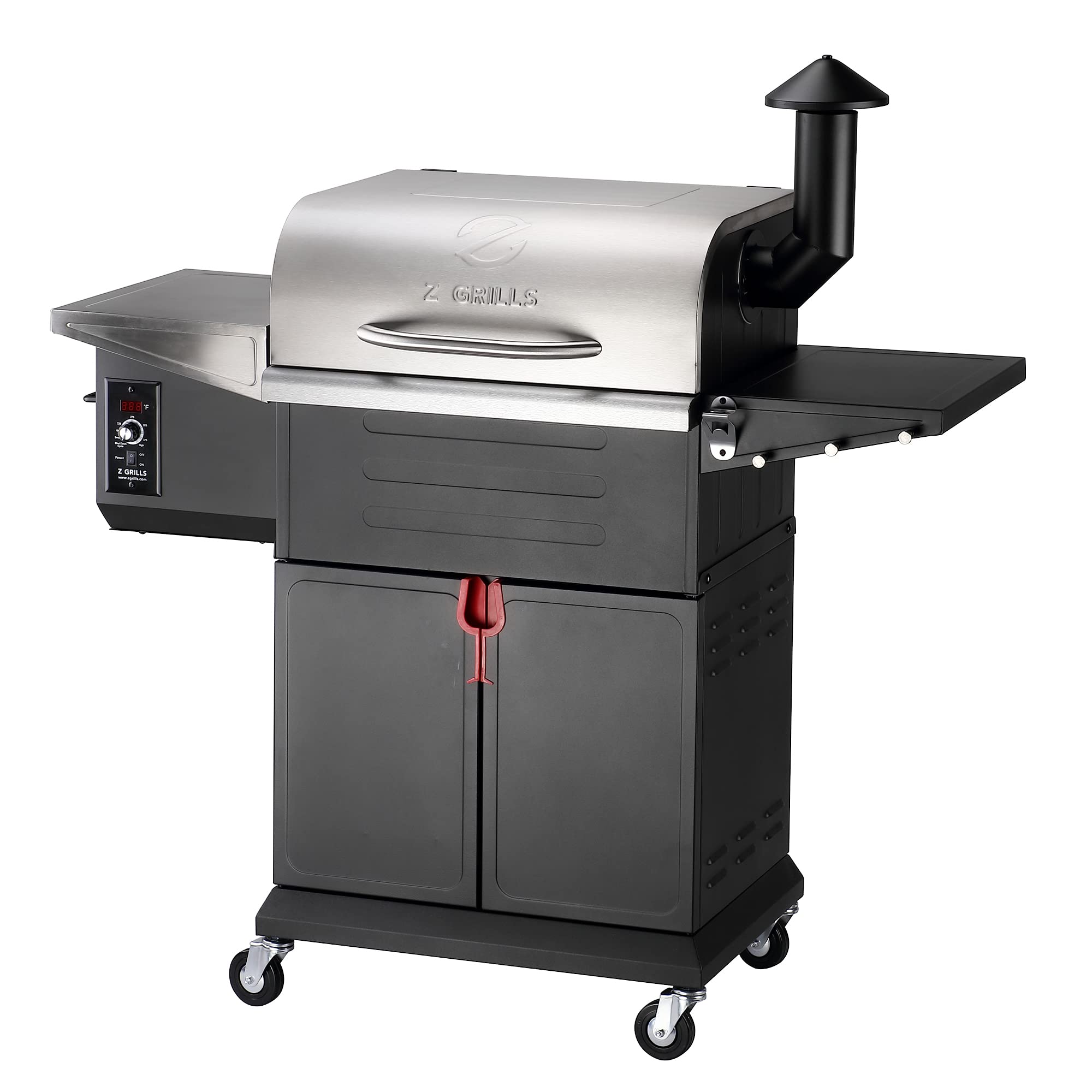 Z Grills 8-in-1 Wood Pellet Grill & Smoker with PID Controller - 572 Sq In Cooking Area, Direct Flame Access, 600D3E - Perfect for Backyard BBQs, Tailgating & Outdoor Cooking