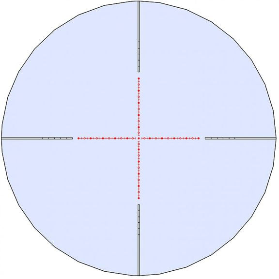Konus Absolute 5 40x56 ED Illuminated Half Mil Dot Riflescope - High Precision Rifle Scope for Hunting & Shooting | Perfect for Long Range Target Practice & Tactical Use