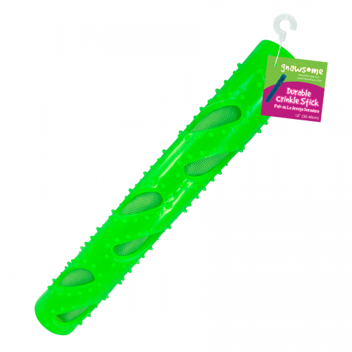 Gnawsome Crinkle Stick Dog Toy - Interactive Chew Toy for Puppies & Small Dogs - Fun Crinkle Sound for Playtime & Training - Perfect for Indoor & Outdoor Use