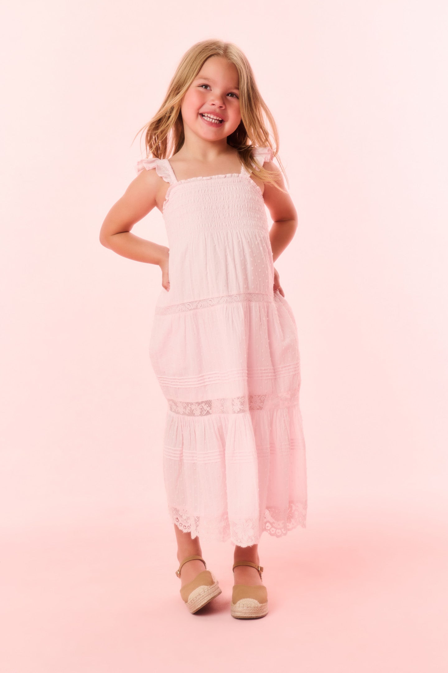 Rhiannon Cotton Dress for Girls - Soft & Comfortable Summer Dress - Perfect for School, Parties & Casual Outings