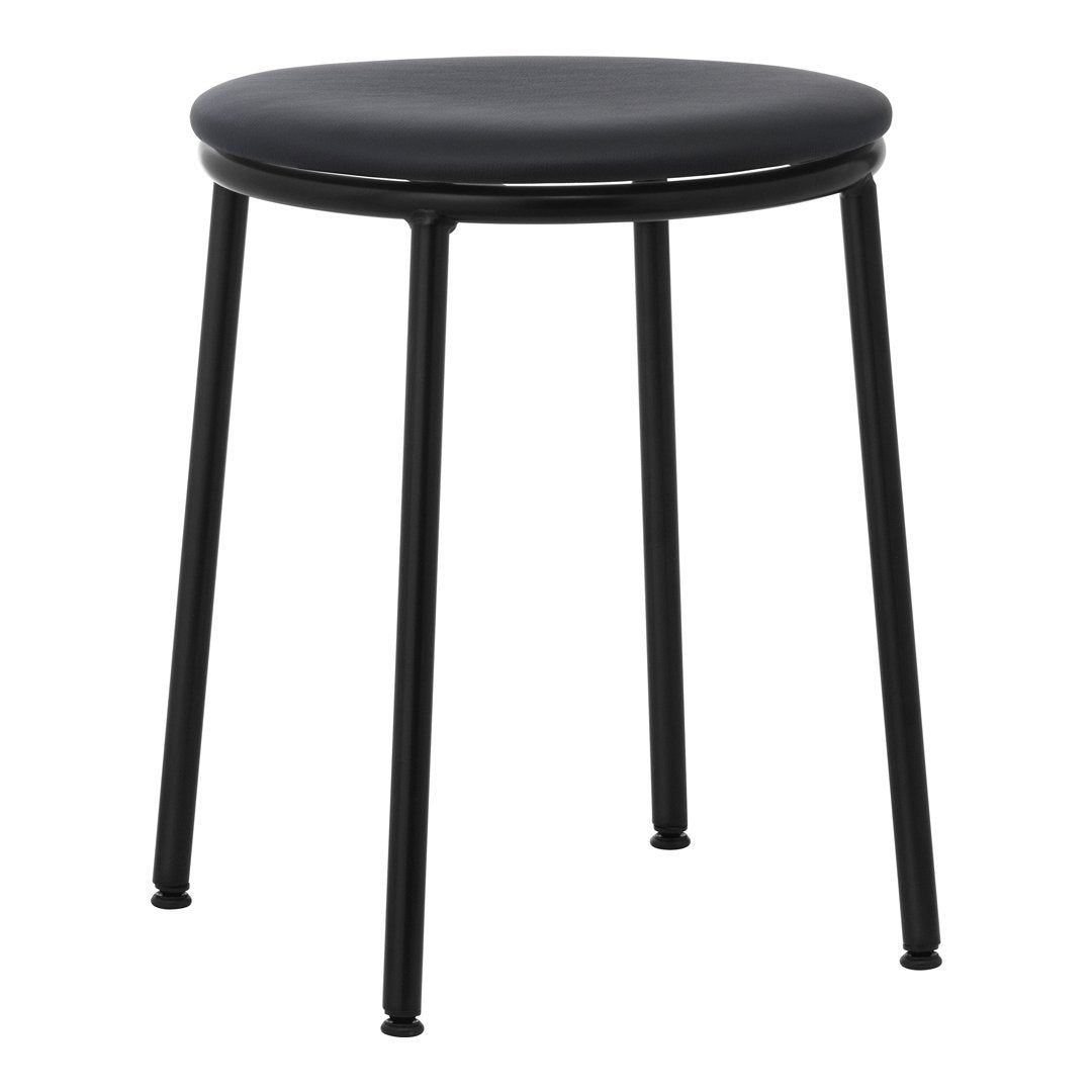 Circa Stool - Modern Upholstered Bar Stool for Kitchen Island, Breakfast Nook & Home Bar - Comfortable Counter Height Seat with Cushioned Top
