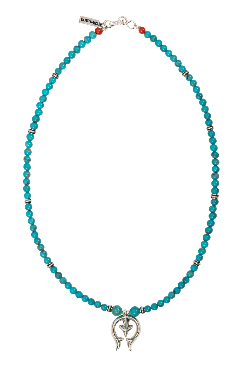 Paige Wallace Naja Turquoise Necklace - Handmade Sterling Silver Jewelry for Women, Boho Chic Southwest Style | Perfect for Festivals, Weddings & Everyday Wear