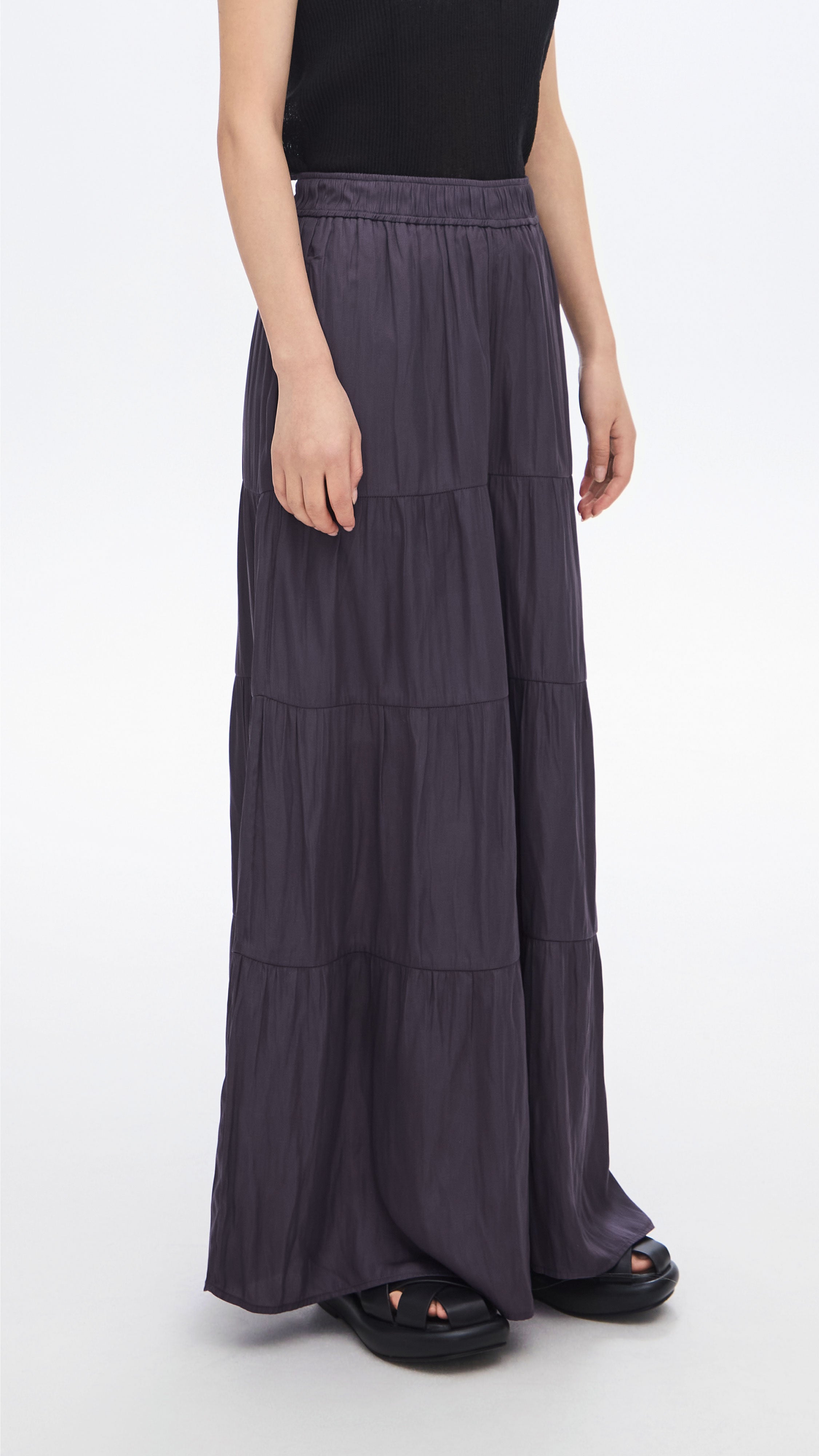 Stylish Women's Tiered Pants - Flowy High Waisted Palazzo Pants for Casual & Office Wear | Perfect for Summer, Travel & Everyday Comfort